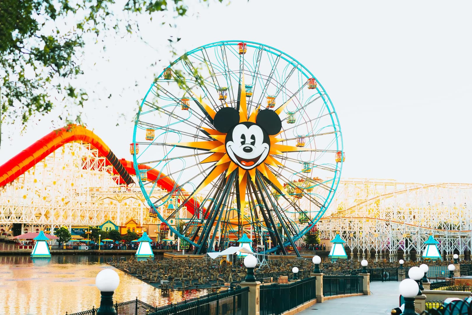 Disney ferris wheel at California Adventures